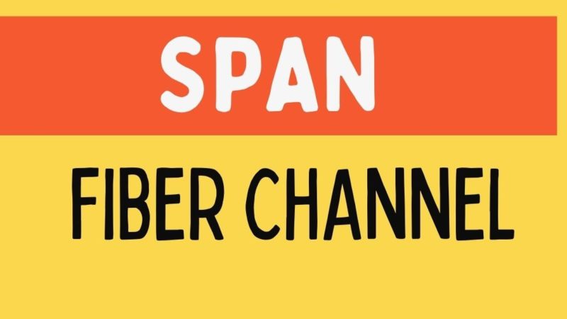 Fiber Channel SPAN configuration