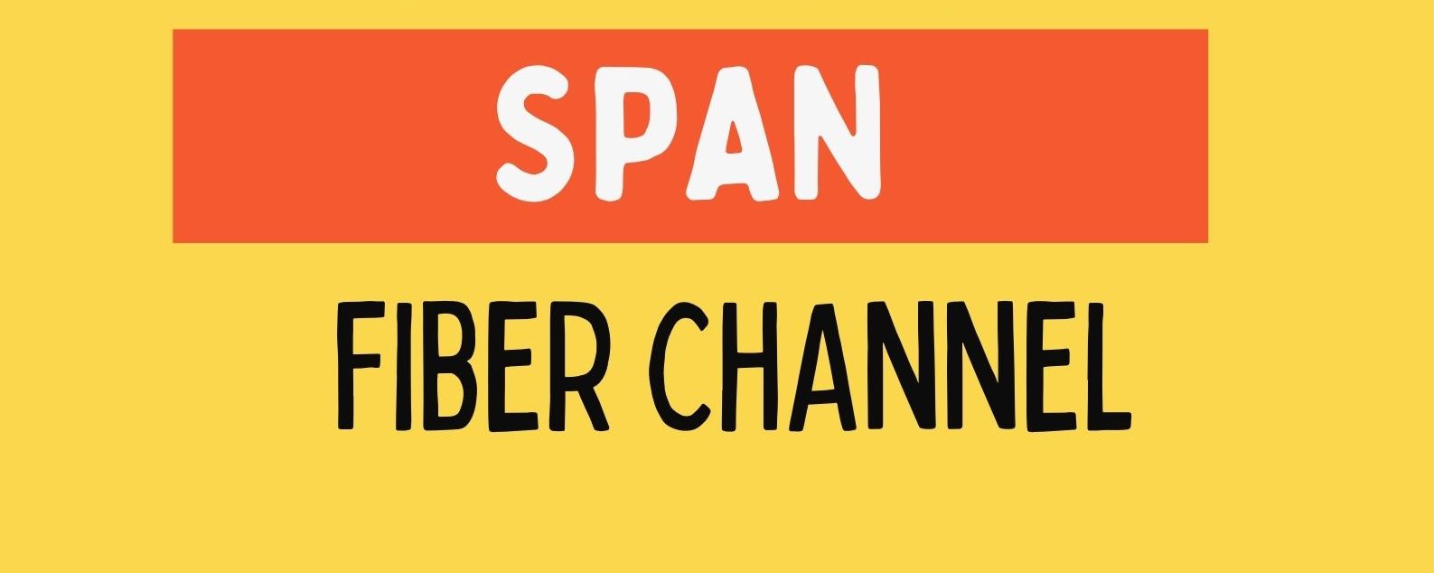 Fiber Channel SPAN configuration