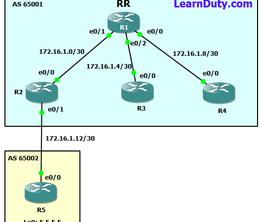 BGP Route Reflector [Explained & Configuration]
