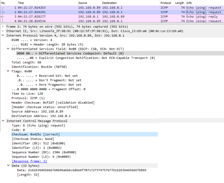 ICMP Explained and Packet Format - Learn Duty