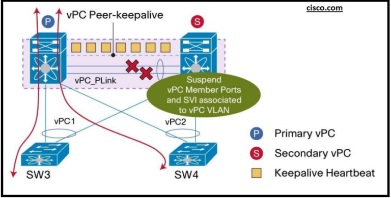 VPC (Virtual Port-Channel) Failure Scenarios Explained – Learn Duty