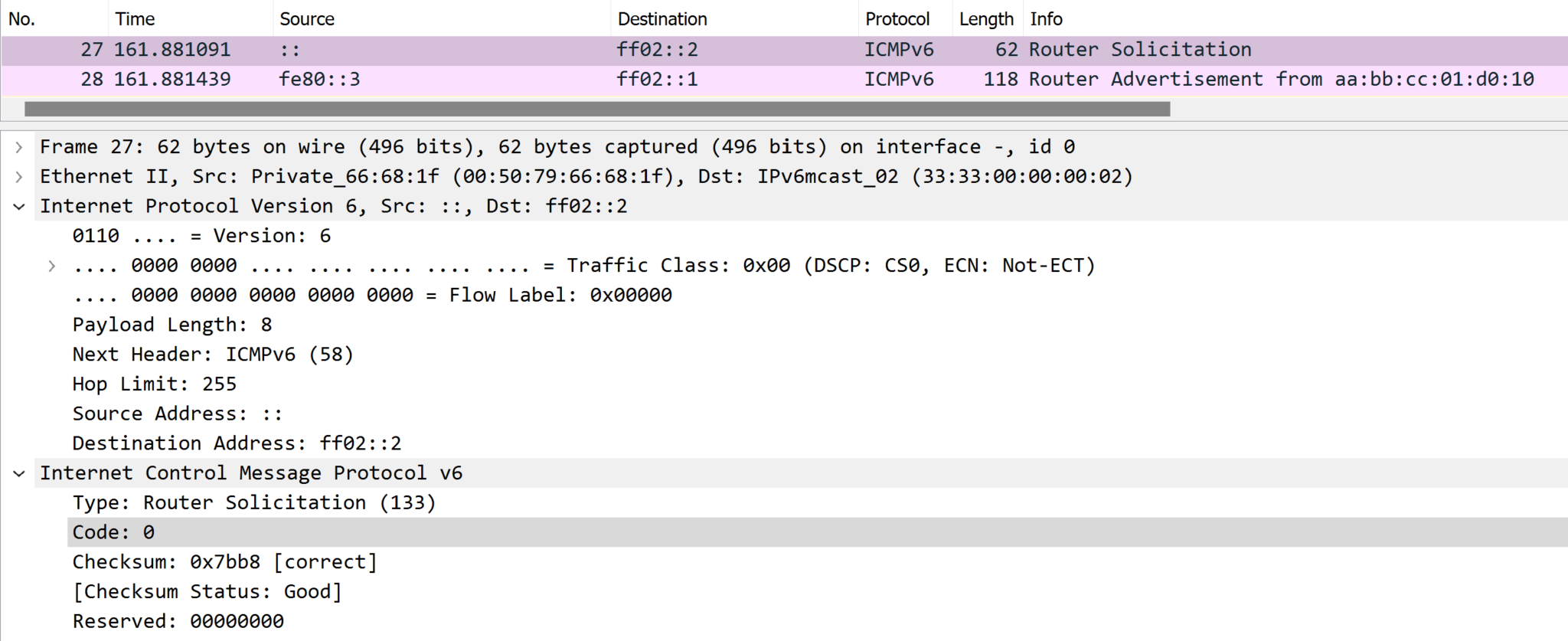 IPv6 SLAAC Process Explained with Examples and Wireshark Capture ...